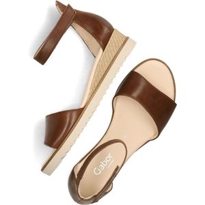 Gabor 780.2 Sandalen - Dames - Camel - Maat 38