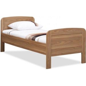 Ledikant Senioren/Seniorenbed - Complete met lattenbodem en matras - 90x200cm beuken