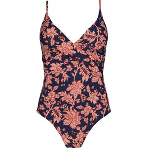 Barts Lasa Shaping One Piece Vrouwen Badpak - maat 36 - Blauw