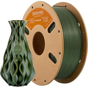 175 mm PLA Filament voor 3D-Printer, Diameter 1 kg Spoel - Legergroen