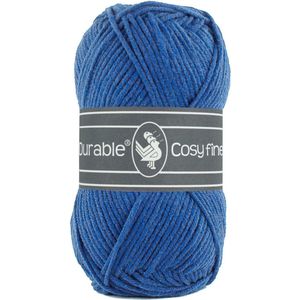 Durable Cosy Fine - acryl en katoen garen - Cobalt, blauw 2103 - 1 bol van 50 gram