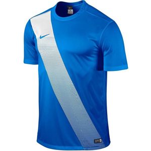 Nike Sash Shirt Korte Mouw - Royal Blue / White | Maat: M