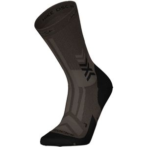 X-Socks - Hike Discover Natural Crew - Sokken - Donkerbruin - Zwart