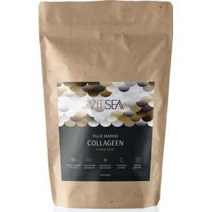 VITSEA - Puur Marine Collageen Hydrolysaat - 300 gram - Viscollageen poeder – 100% natuurlijk collageen supplement