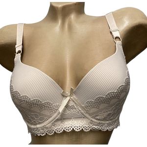 Dames beha met kant 70C beige