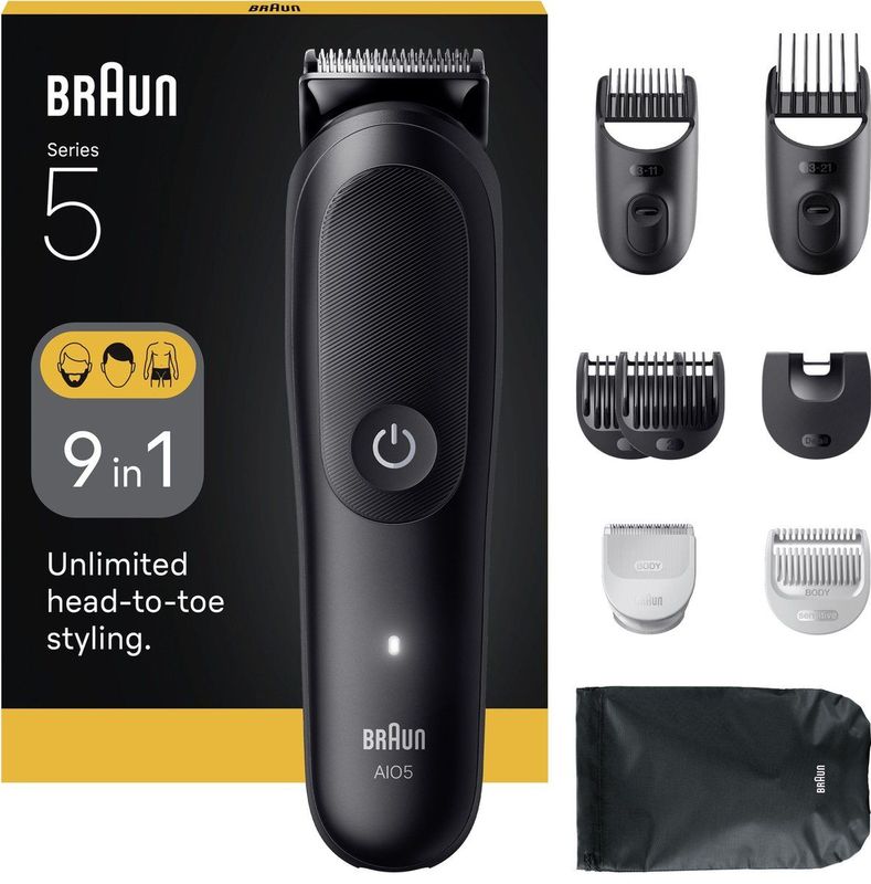 Braun - AIO5540 Style Kit - Tondeuse - Zwart - Kunststof