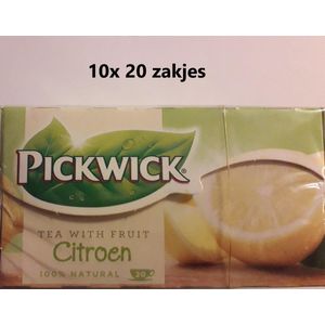 Pickwick thee - Citroen lemon - multipak 10x 20 zakjes