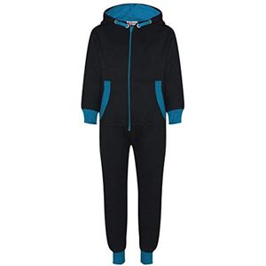 Comfortabele Fleece Hoodie Jumpsuit voor Kinderen 2-13 Jaar