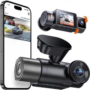 Dashcam - Daschcams - Auto - Camera - Vooruit - Achteruit - Video - Autobeveiliging - Parkeerbeveiliging - Recording - Dag en Nacht - Schadepreventie