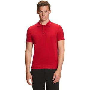 FALKE Basic Cotton Polo zacht huidvriendelijk katoen polo shirt heren rood - maat M