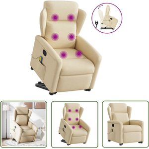 vidaXL Gereedschapset - Dynamische Sleutel - Sta-op-massagestoel verstelbaar stof crèmekleurig - Mechanica - Klikmechanisme - Torque Wrench