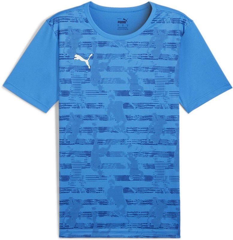 Puma - Rise Graphic - T-shirt - Blauw - Korte Mouwen