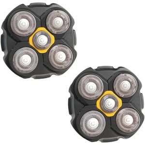 Vervangende mesjes geschikt voor Microtouch Titanium elektrische scheerapparaten, hypoallergene natte en droge precisiescheerkoppen, 2-pack