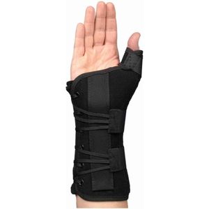 Basko - Ryno Lacer - Polsbrace - Zwart - Kort