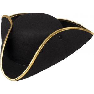 Boland Piratenhoed zwart - Verkleed hoeden - Volwassenen