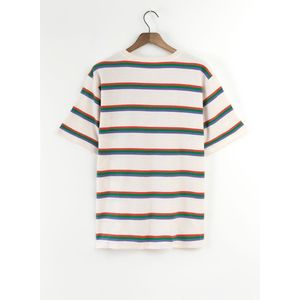 Sissy-Boy - Wit T-shirt met multicolour strepen