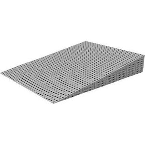 Drempelhulp Binnen - 14,6 t/m 16,2 cm (H) x 75 cm (B) - Verstelbare Oprijplaat / Drempelplaat - Oprijhelling - 8 Laags