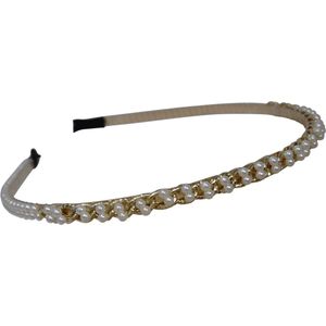 Jessidress® Diademen Dames Haar Diadeem Feestelijke Haarband Meisje Hoofdband - Goud