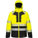 Portwest DX4 Hi-Vis Klasse 2 Winterjack DX430 - Geel/Zwart - 4XL