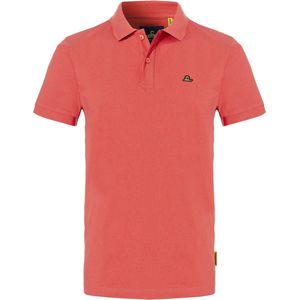 NOMAD® Polo Piqué Heren | Maat S | Rood | Polo Shirt Korte Mouw | Luchtig Katoen | Sneldrogend