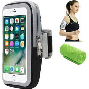 Sports Band, Draagbare Sportarmbandtas Waterdichte Buitentas Armband Mobiele Telefoon Houder Hoofdtelefoon Voor MP3 Smartphone IPhone Samsung Huawei HTC - Fitness, Hardlopen