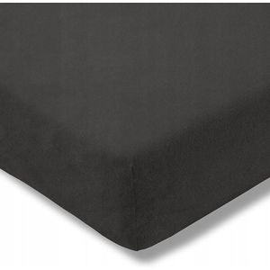 Estella Antraciet Velours Hoeslaken met Elastiek 150x200cm