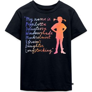 Pippi Langkous My Name Is … Bunt Premium T Shirt Kinderen