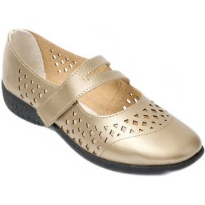 Leren ballerina's met comfort wijdte