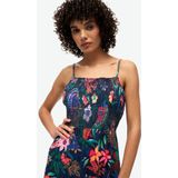 Superdry - Smocked Cami - Lange Jurk - Zonder Mouwen