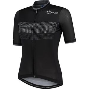 Rogelli Purpose Fietsshirt - Korte Mouwen - Dames - Zwart, Wit - Maat M