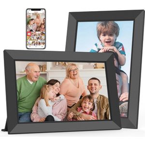 Digitale fotolijst 10,1 inch WiFi met 32 GB geheugen - 1280 x 800 HD IPS touchscreen - SD en USB ondersteuning