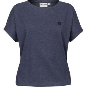 Naketano Damen T-Shirt Schnella Baustella 1631-0047 Indigo Blue Melange-XS