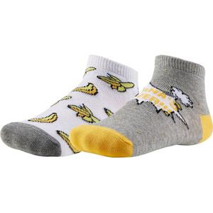866 4 pack SNEAKERSOCKS bananas grey 27/30
