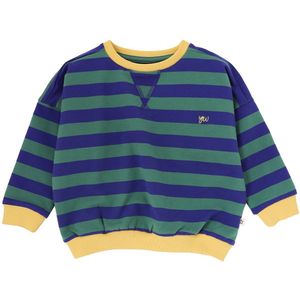 Stripe French Knit | Groen | Blauw | Trui | Sweater jongens | 80 t/m 140 | Your Wishes