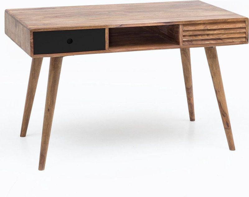 Sheesham - Bureau - Bruin - Massief Hout - 200 cm