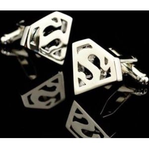 Manchetknoop Superman logo