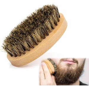 Baardborstel - Hout - 1 stuk - Hydrateert en Verzorgt - 100% Wildzwijnhaar