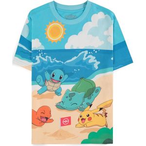 Pokémon - Beach Day - T-shirt - Multicolours
