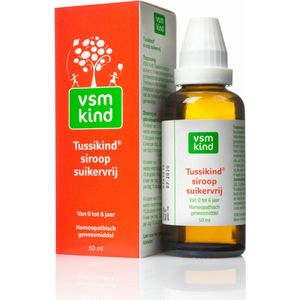 VSM Tussikind Siroop Suikervrij - 1 x 50 ml