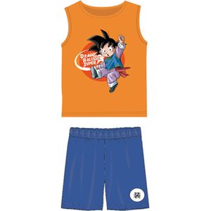 Dragonball Z singlet shortama/pyjama super oranje/blauw katoen maat 128