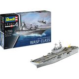 1:700 Revell 05178 Assault Carrier USS WASP CLASS Plastic Modelbouwpakket