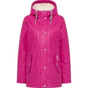 myMo - Regenjack - Grijs - Met Geweven Bontvoering - Keepudry