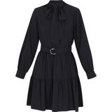 DreiMaster - Classic Look - Mini-jurk - Met Lange Mouwen - Effen