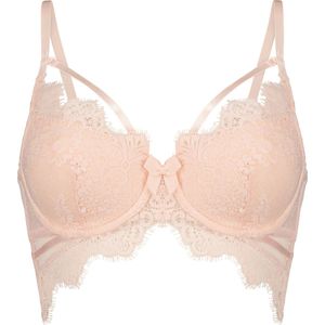 Hunkemöller Dames Lingerie Voorgevormde longline beugel bh Marilee - Roze - maat B95