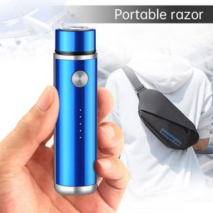Draagbaar Elektrisch Scheerapparaat voor Mannen - Waterdicht en USB Oplaadbaar Scheermes