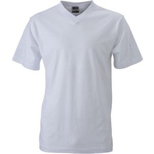 James and Nicholson Heren V Hals Tee (Wit)
