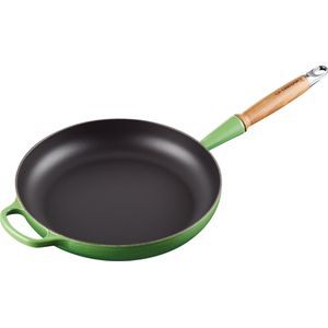 Le Creuset Koekenpan Signature Bamboo - ø 28 cm / 2.6 Liter - Geëmailleerde anti-aanbaklaag