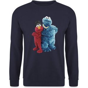 Sesamstraat: Gangster, Cookie Monster & Elmo Sweater Heren