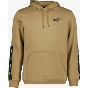 Puma Essentials Tape heren hoodie beige - Maat S