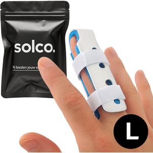 Aluminium Vingerspalk Maat L 9,5cm voor Triggerfinger Mallet Vingerspalk - Vingerbrace - Vingerspalken - Vinger Splint